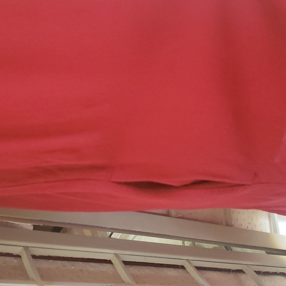 Madewell cherry red short sleeves with pockets tunic dress S - Picture 4 of 8